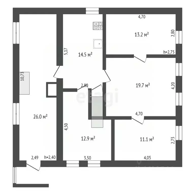 Дом в Новосибирская область, Новосибирск Ставропольская ул., 25 (149 ... - Фото 0