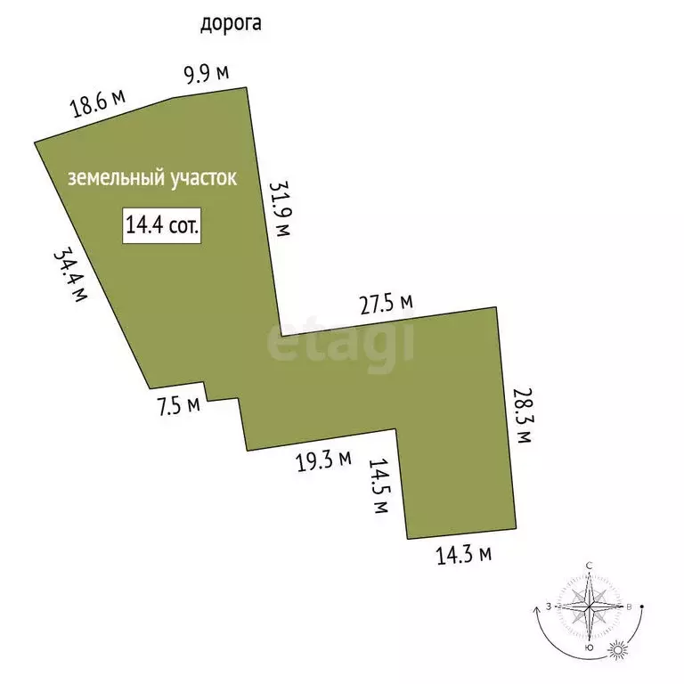 Участок в Всеволожский район, Рахьинское городское поселение, посёлок ... - Фото 1