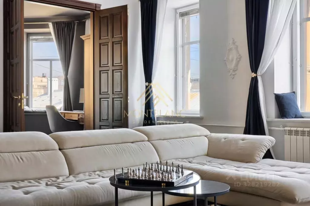 3-к кв. Санкт-Петербург пер. Басков, 37-39 (124.9 м) - Фото 1