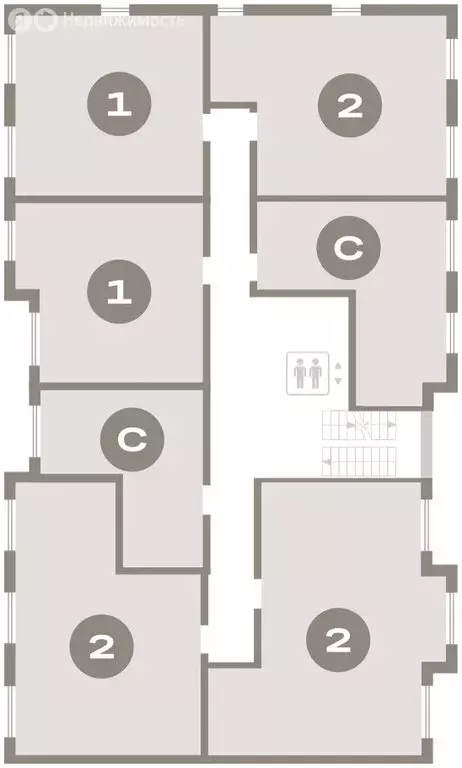Квартира-студия: городской посёлок Новоселье, ЖК Брусника (27.94 м) - Фото 2