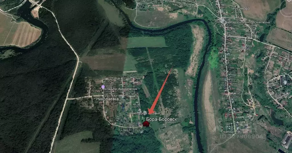 Участок в Калужская область, Боровский муниципальный округ, д. ... - Фото 2