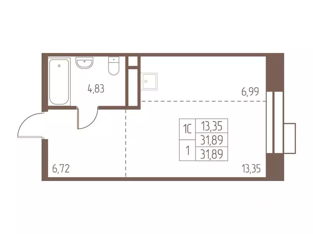 Студия Московская область, Ивантеевка Пушкинский городской округ, ... - Фото 1