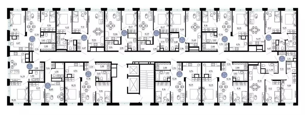 2-к кв. Рязанская область, Рязань 9-10-й кв-л,  (46.6 м) - Фото 2