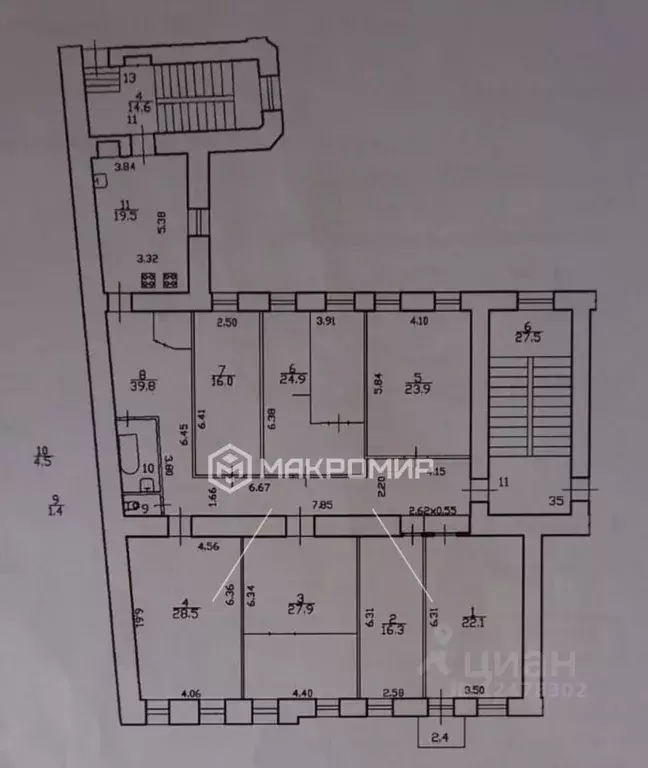 Комната Санкт-Петербург 6-я Советская ул., 10 (22.1 м) - Фото 2