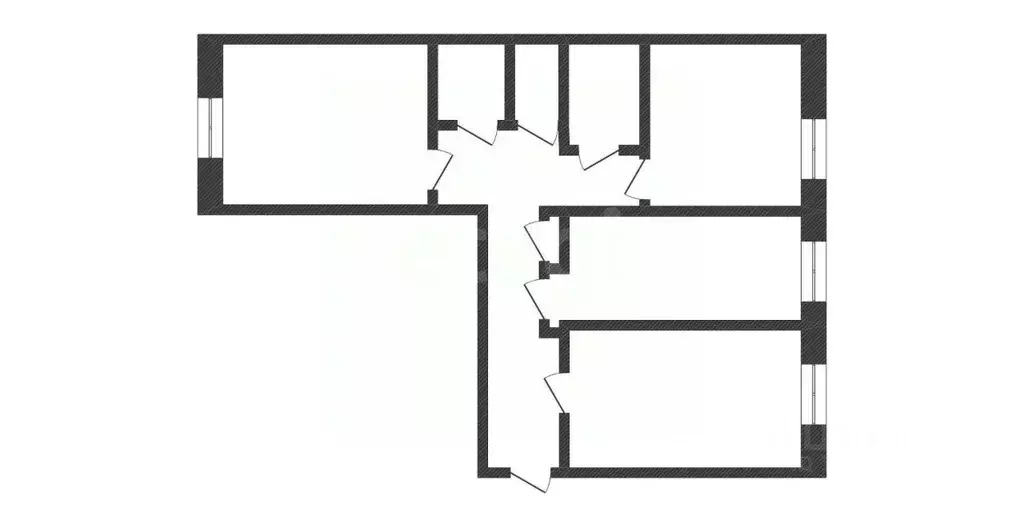 3-к кв. Курганская область, Курган Пролетарская ул., 61 (77.6 м) - Фото 2