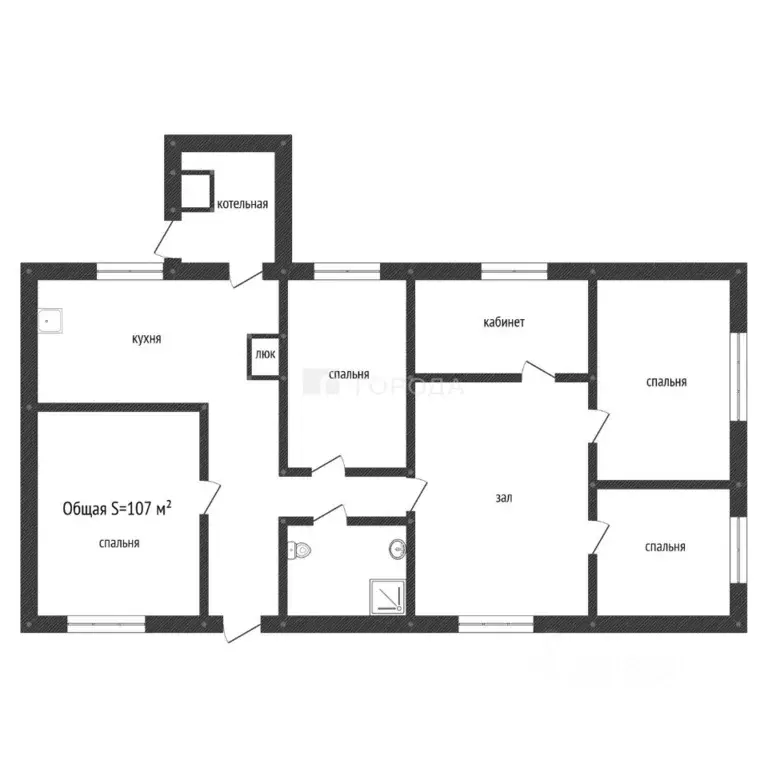 Дом в Алтайский край, Барнаул ул. 2-я Строительная, 3 (107 м) - Фото 1