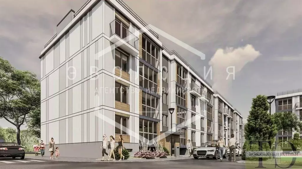 2-к кв. Калининградская область, Калининград ул. Сержанта Мишина, 81к3 ... - Фото 1