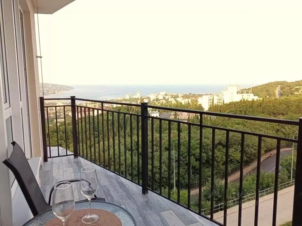 1-к кв. Крым, Ялта городской округ, Виноградное пгт ш. Бахчисарайское, ... - Фото 2