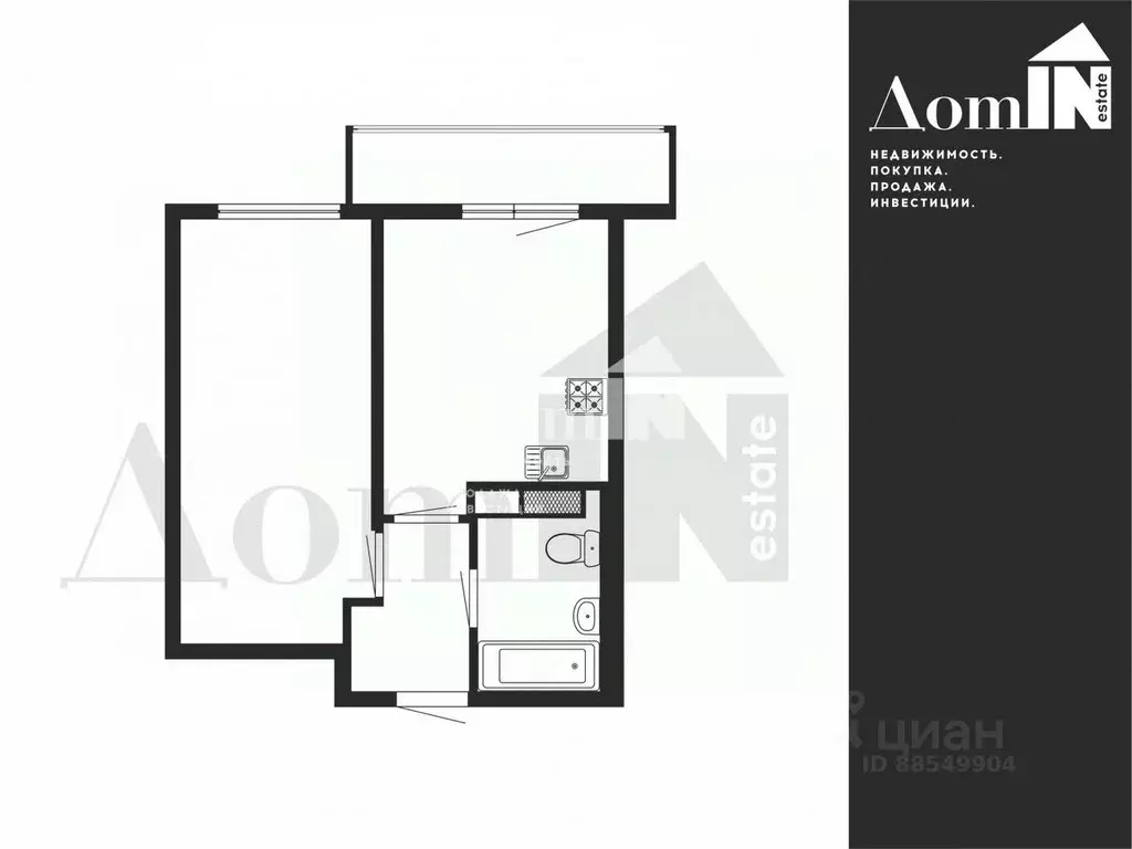 1-к кв. Ленинградская область, Мурино Всеволожский район, ул. ... - Фото 2