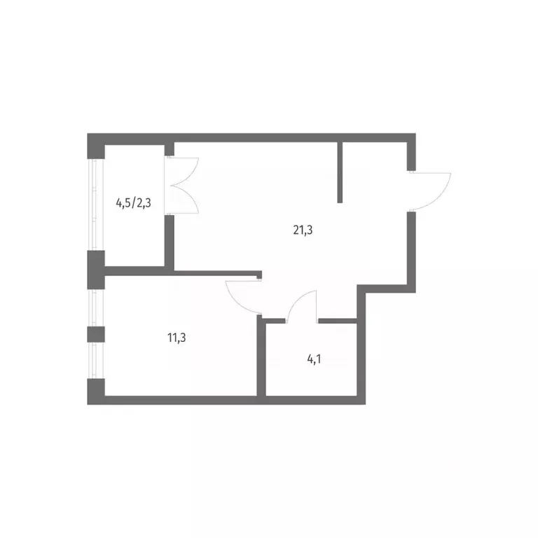 1-к кв. Ленинградская область, Ломоносовский район, Аннинское ... - Фото 1