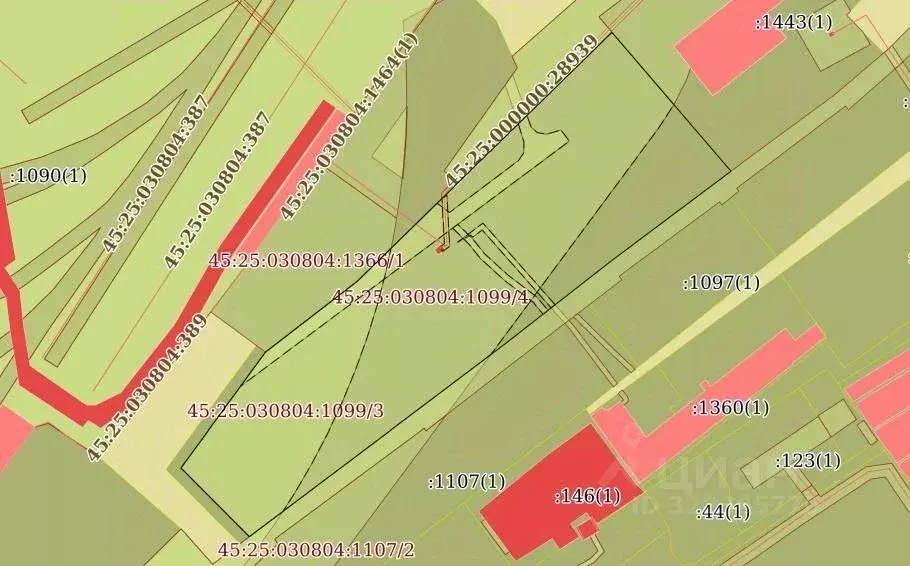 Участок в Курганская область, Курган ул. Дзержинского (138.7 сот.) - Фото 1