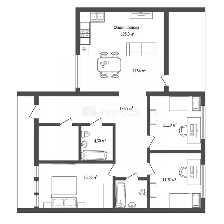 Дом в Новосибирская область, Мошковский район, Барлакский сельсовет, ... - Фото 2