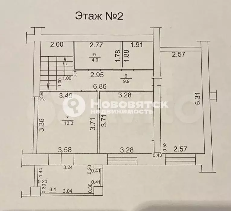 4-к. квартира, 105 м, 1/4 эт. - Фото 1