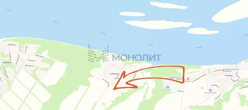 Участок в Нижегородская область, Нижний Новгород д. Слопинец,  (15.0 ... - Фото 2