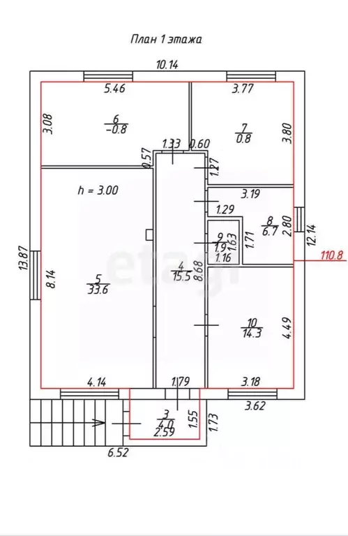 Дом в Ставропольский край, Ессентуки Пригородная ул. (217 м) - Фото 2