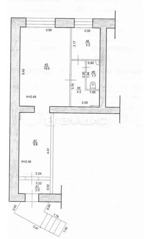 Помещение свободного назначения в Карелия, Петрозаводск ул. ... - Фото 2