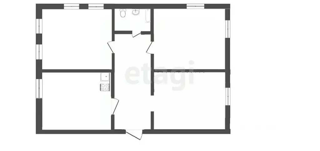 Дом в Бурятия, Иволгинский район, Гурульбинское с/пос, Дружба-2 ДНТ ... - Фото 1