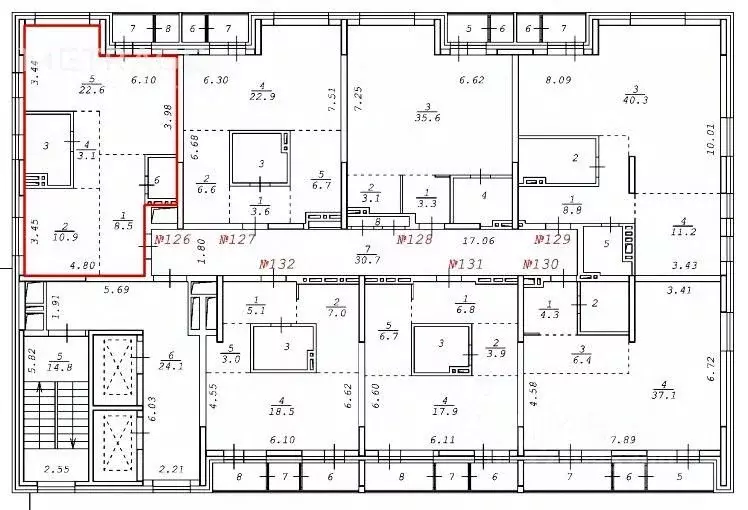 1-к кв. Новосибирская область, Новосибирск ул. Аэропорт, 49/1 (51.4 м) - Фото 2