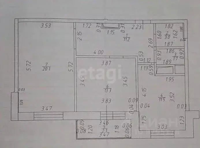 2-к кв. Татарстан, Казань просп. Победы, 139Ак1 (61.0 м) - Фото 1
