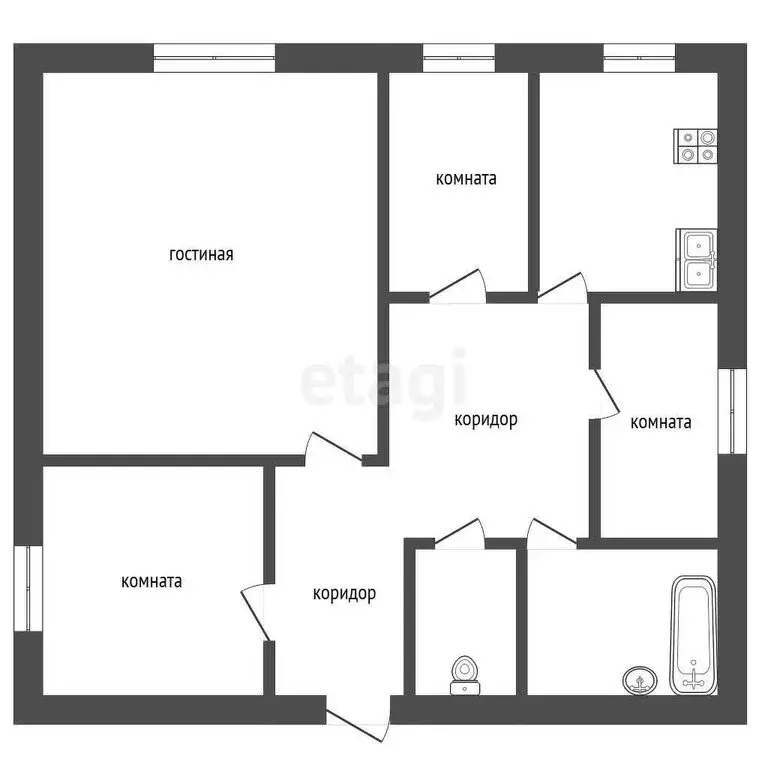 Дом в село Трифоново, улица Специалистов (79.5 м) - Фото 2