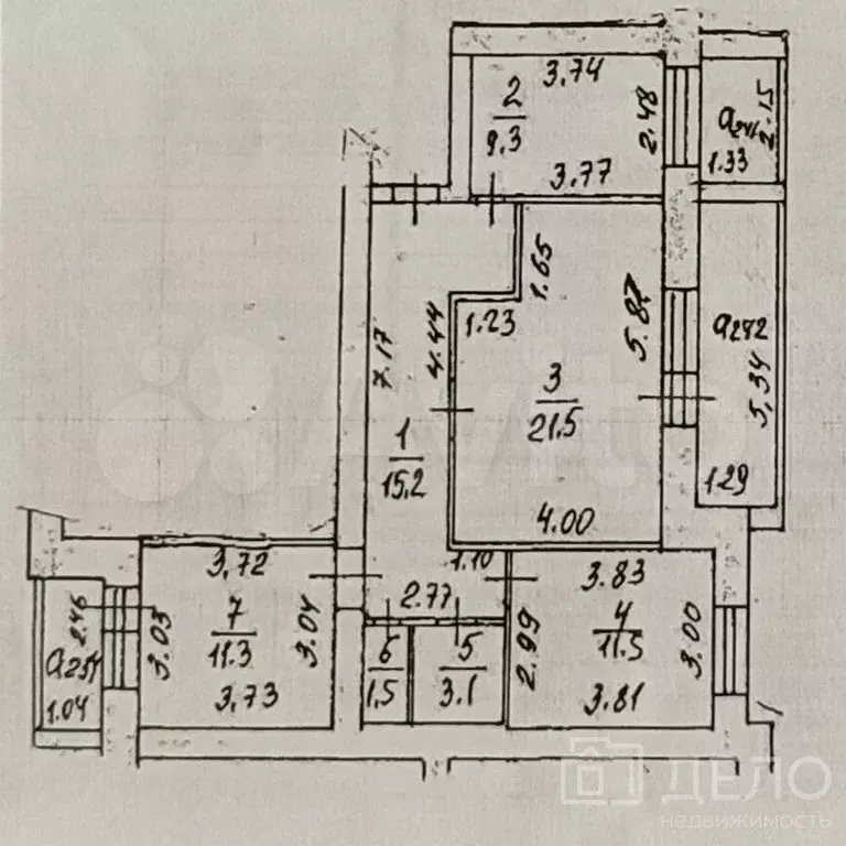 3-к. квартира, 73,4 м, 1/9 эт. - Фото 0