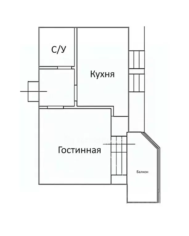 1-к кв. Татарстан, Казань ул. Зур Урам, 1Кк5 (35.0 м) - Фото 2