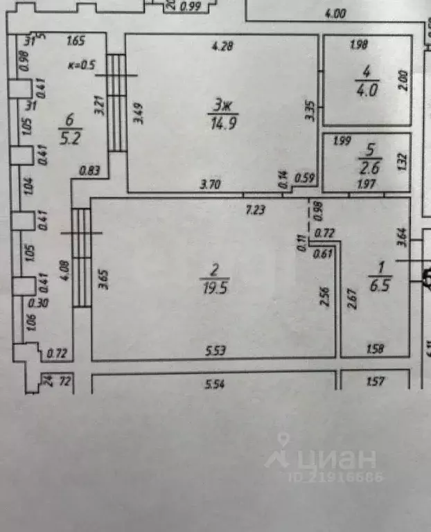 1-к кв. Калининградская область, Калининград ул. Молодой Гвардии, 34 ... - Фото 1