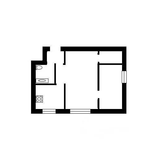 2-к кв. Красноярский край, Норильск Талнахская ул., 49к2 (45.3 м) - Фото 1