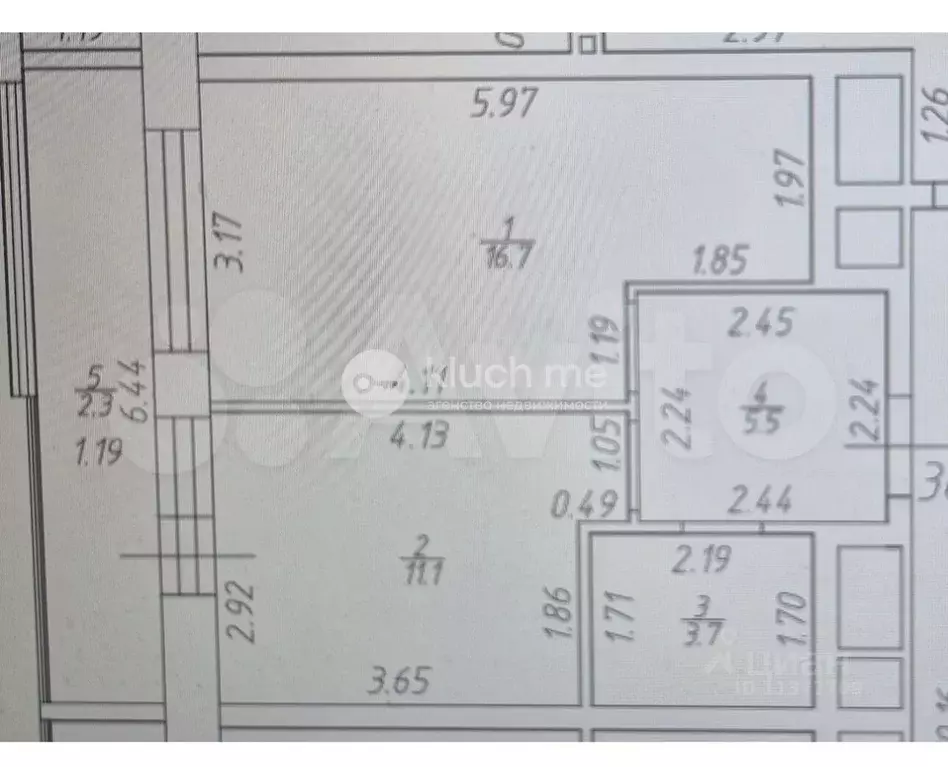 1-к кв. Татарстан, Казань Бухарская ул., 32к3 (40.0 м) - Фото 2