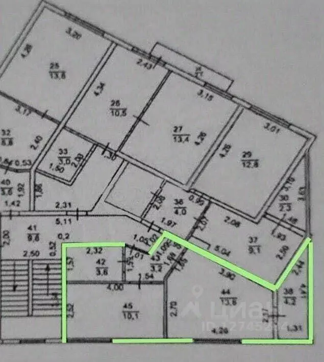 1-к кв. Краснодарский край, Новороссийск Астраханская ул., 13А (35.0 ... - Фото 2