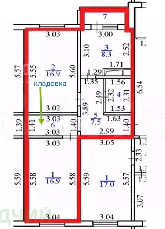 2-к кв. Чувашия, Чебоксары бул. Солнечный, 2 (59.0 м) - Фото 1