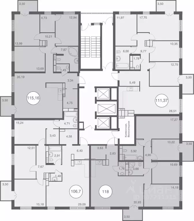 4-к кв. Липецкая область, Липецк Депутатская ул., 60 (118.0 м) - Фото 1