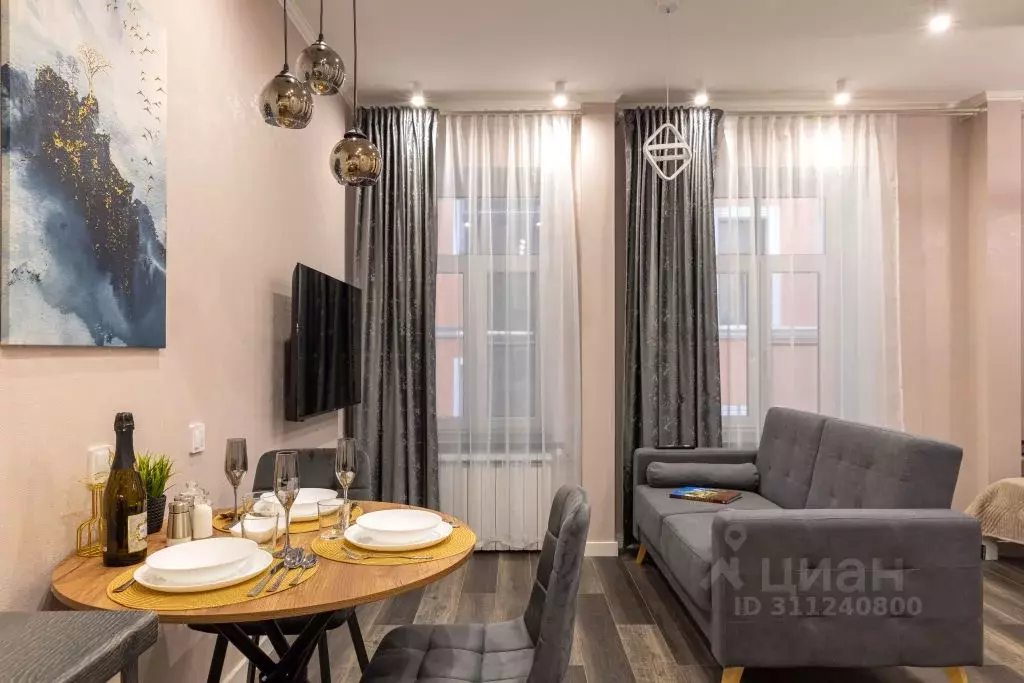Студия Санкт-Петербург Тележная ул., 29Г (32.0 м) - Фото 0