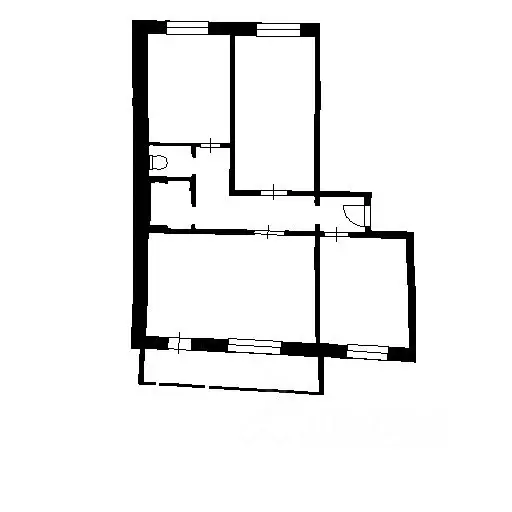 3-к кв. Татарстан, Набережные Челны ул. Академика Королева, 6 (70.0 м) - Фото 2