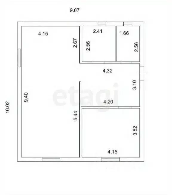 Дом в Курганская область, Кетовский муниципальный округ, с. ... - Фото 2
