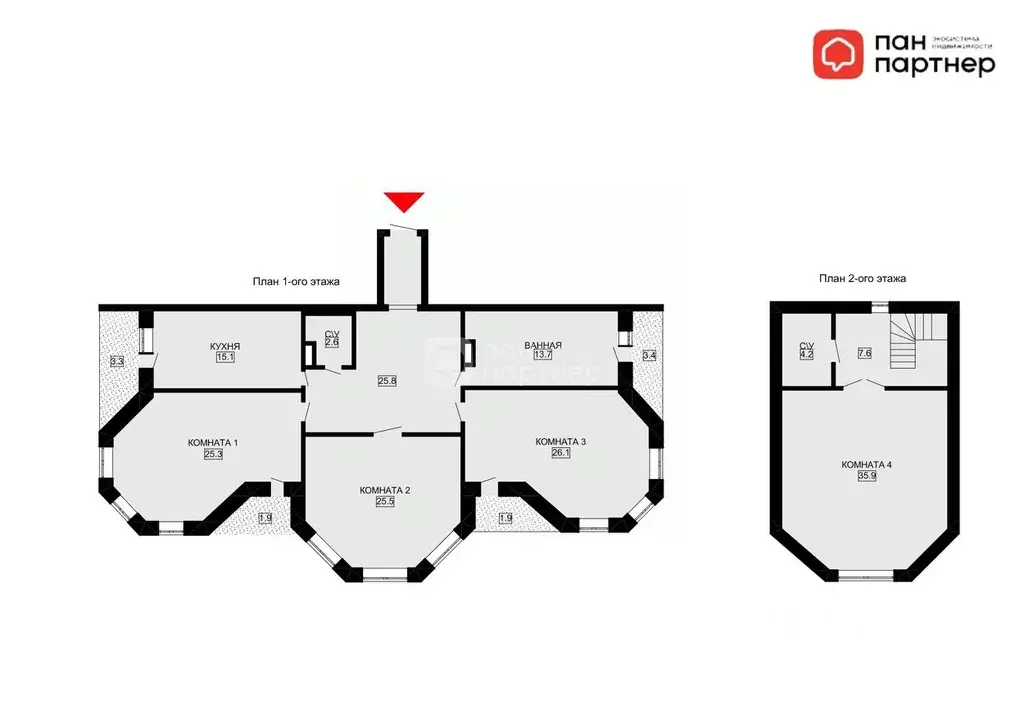 4-к кв. Санкт-Петербург Северный просп., 14К1 (182.1 м) - Фото 2