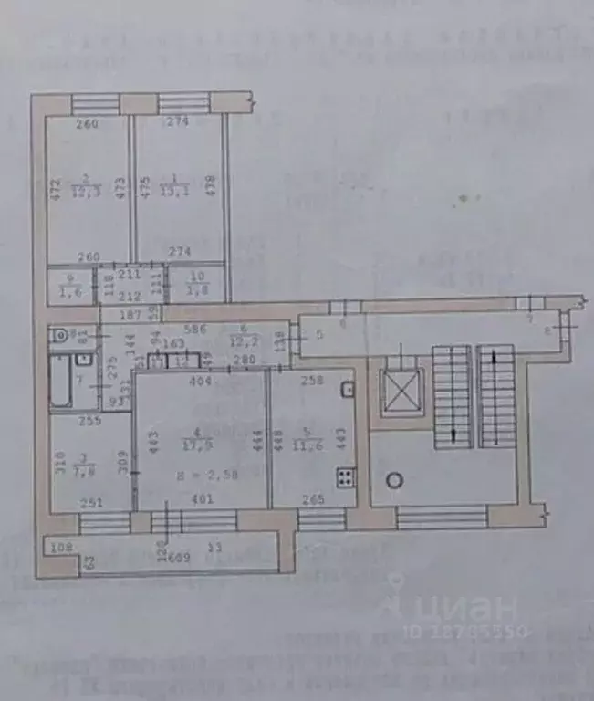 4-к кв. Свердловская область, Екатеринбург ул. Короленко, 14 (82.3 м) - Фото 1