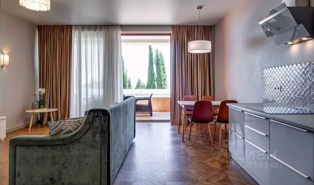 2-к кв. Крым, Ялта муниципальный округ, Гурзуф пгт ул. Строителей, 3 ... - Фото 2