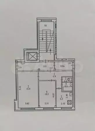 2-к. квартира, 43 м, 5/9 эт. - Фото 0