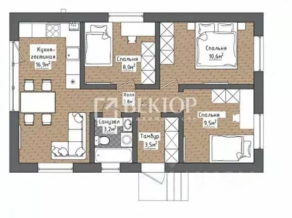 Дом в Ивановская область, Ивановский район, Беляницкое с/пос, Елки кп  ... - Фото 2