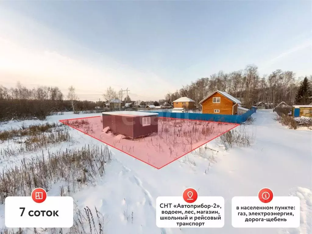 Участок в Тюменская область, Тюмень Автоприбор-2 СНТ, ул. Грушевая ... - Фото 1