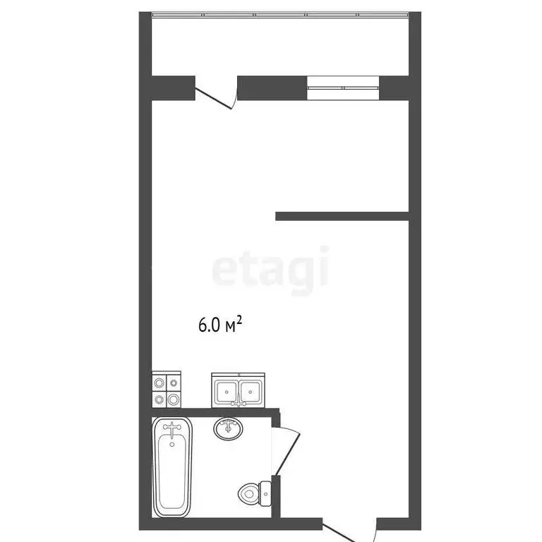 Квартира-студия: Ростов-на-Дону, проспект Ленина, 46/2 (21.5 м) - Фото 0