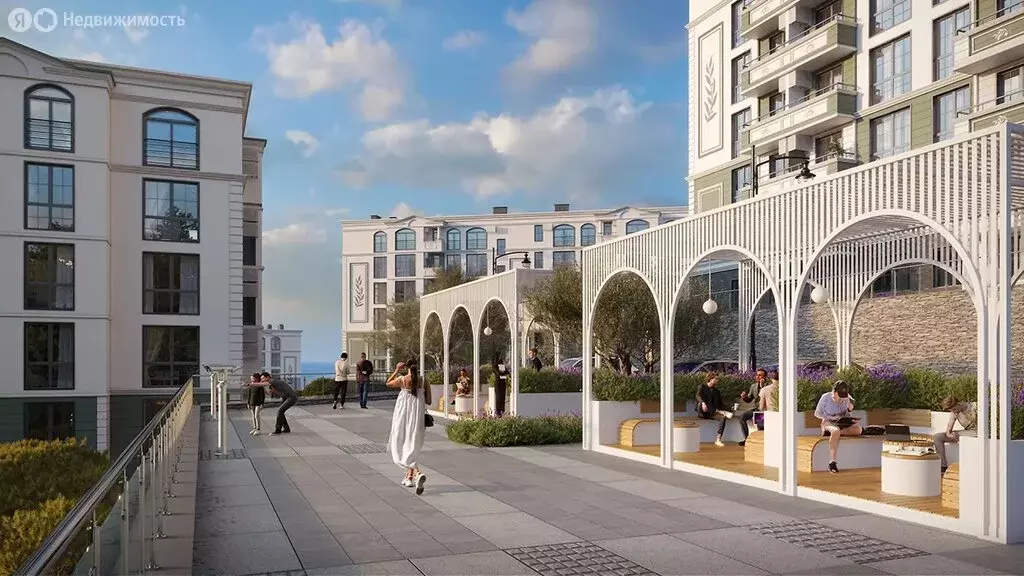 1-комнатная квартира: Краснодарский край, Сочи, улица Ленина, 290/8к1 ... - Фото 2