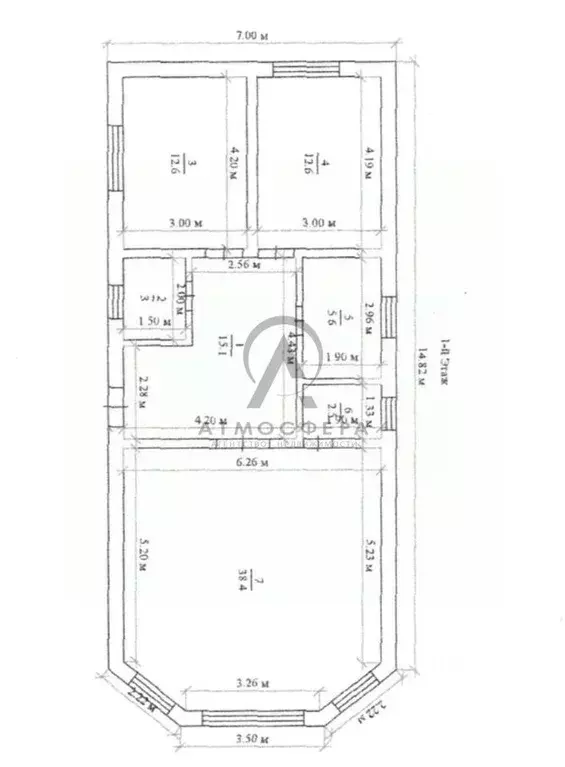 Дом в Краснодарский край, Апшеронск Механическая ул., 41 (94 м) - Фото 1