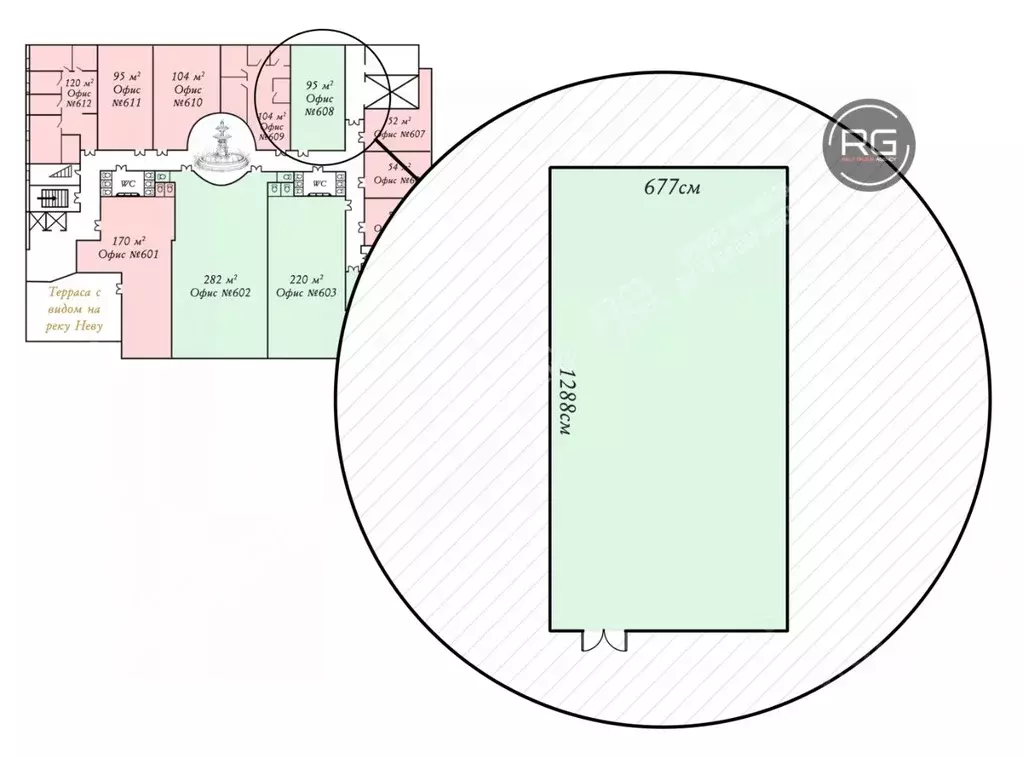 Офис в Санкт-Петербург Выборгская наб., 55к3 (95 м) - Фото 1