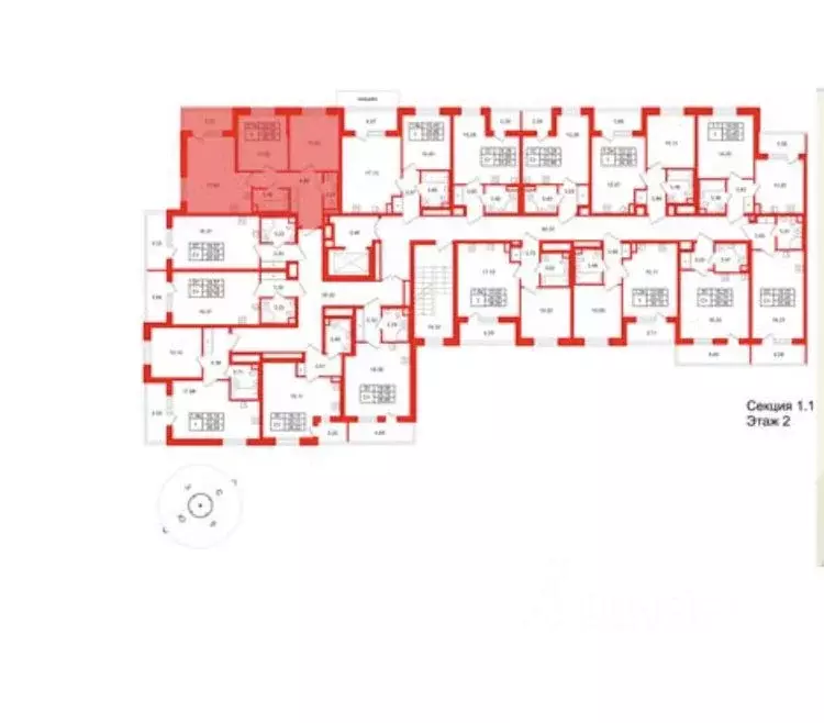 2-к кв. Санкт-Петербург Пулковское ш., 95к3 (53.3 м) - Фото 2