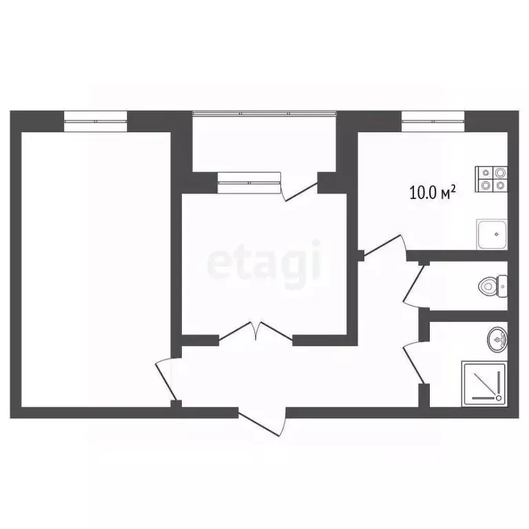 2-к кв. Московская область, Красногорск Опалиха мкр, ул. Алексеевская, ... - Фото 1