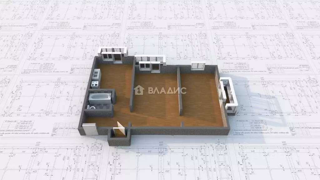 2-к кв. Иркутская область, Ангарск 18-й мкр, 20 (57.8 м) - Фото 2