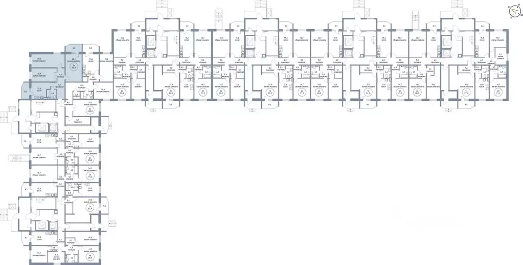 3-к кв. Ханты-Мансийский АО, Нефтеюганск 4-й мкр, 4к1 (93.4 м) - Фото 1