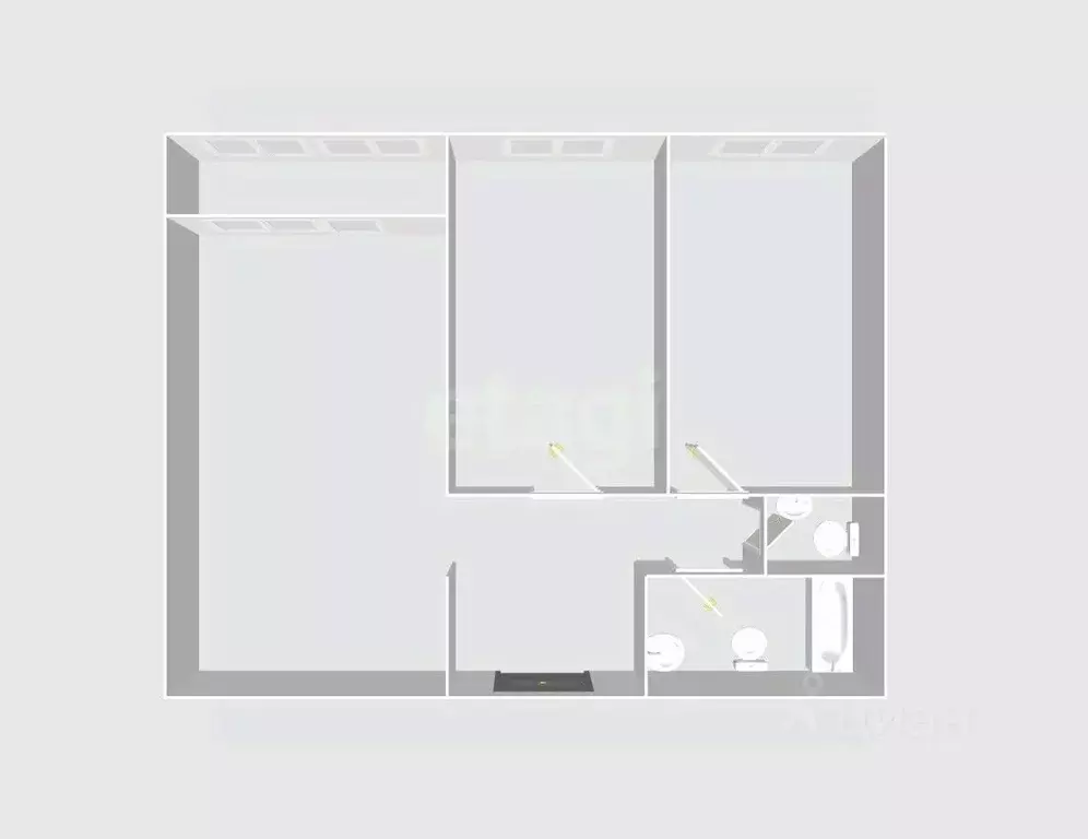 2-к кв. Сахалинская область, Южно-Сахалинск ул. Имени Владимира ... - Фото 2